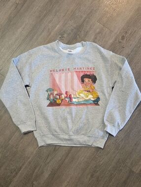 Melanie Martinez Gray Crewneck Sweatshirt